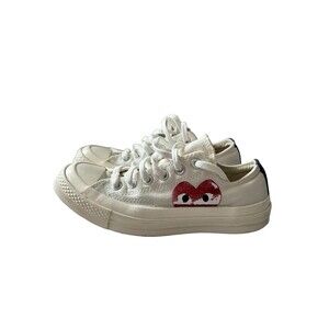 Converse Play Comme des Garcons Low Top Chuck Taylor Mens 5 Womens 7  Shoe
